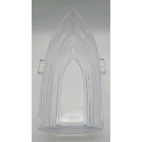 Godinger Crystal Nautilus Serving Bowl Shannon Row Boat - Picture 2 of 7